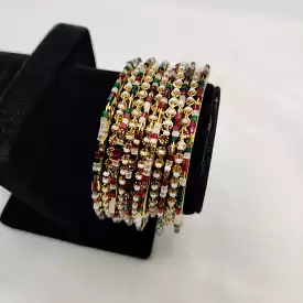 Multi Design Bangles J39