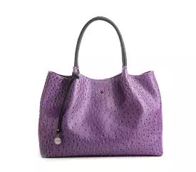 Naomi Purple Vegan Leather Tote Bag