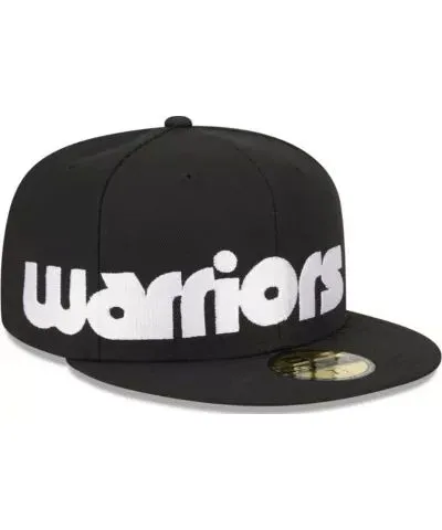 New Era Men's NBA Golden State Warriors Checkerboard UV 59FIFTY Fitted Hat