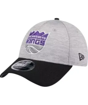 New Era NBA Heather Gray/Black Sacramento Kings Active Digi-Tech Two-Tone 9FORTY Adjustable Hat