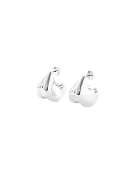 Nouveaux Puff Earrings (Silver)