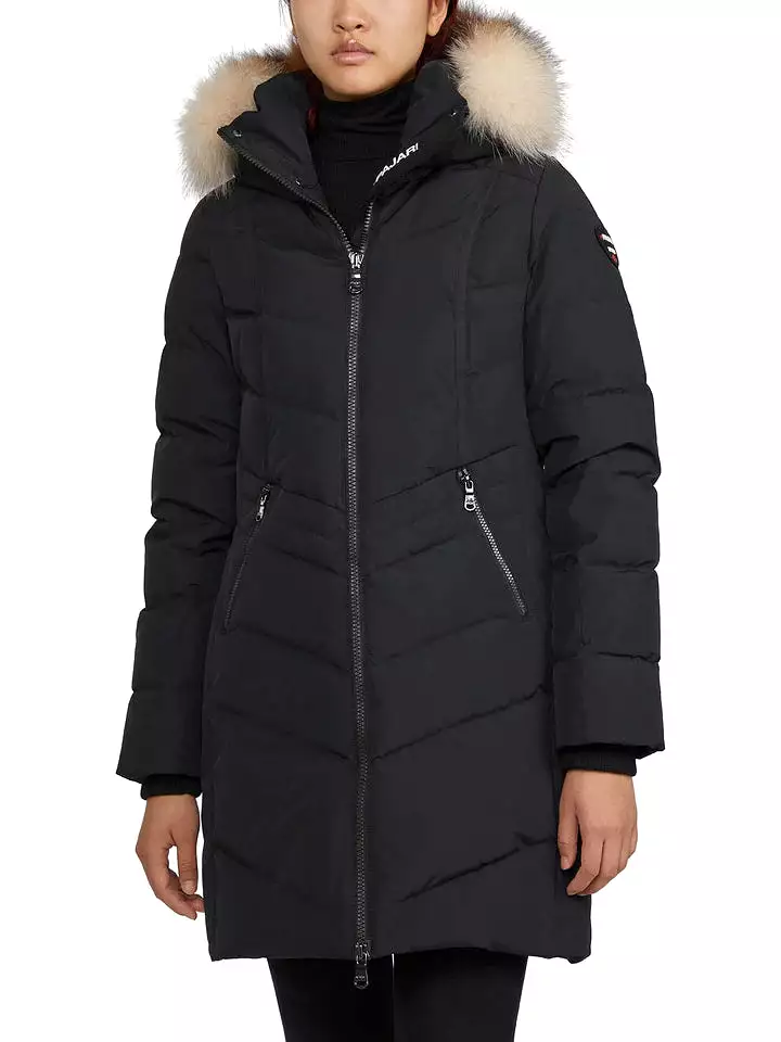 Pajar Womens January Quilted Puffer Jacket - BLACK/CRYSTAL