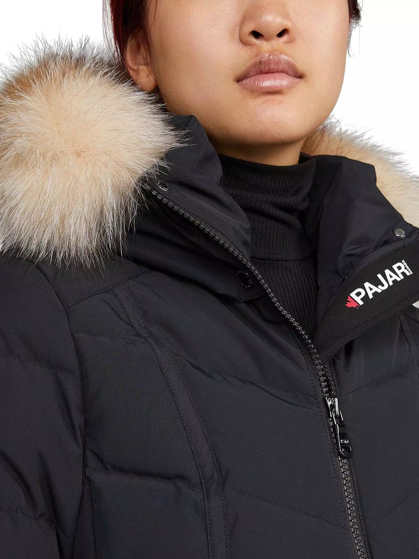 Pajar Womens January Quilted Puffer Jacket - BLACK/CRYSTAL