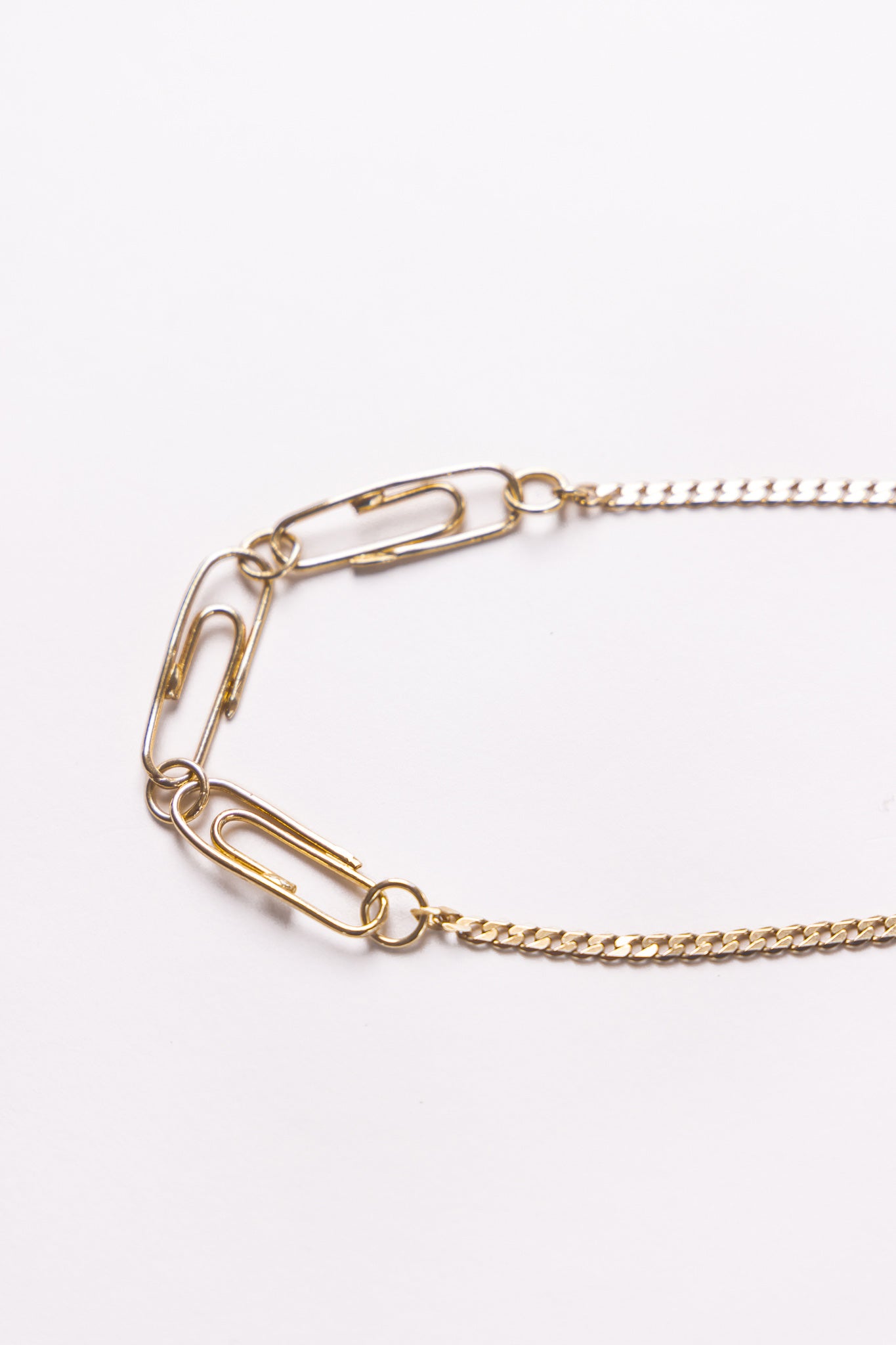 Paperclip Necklace | Gold