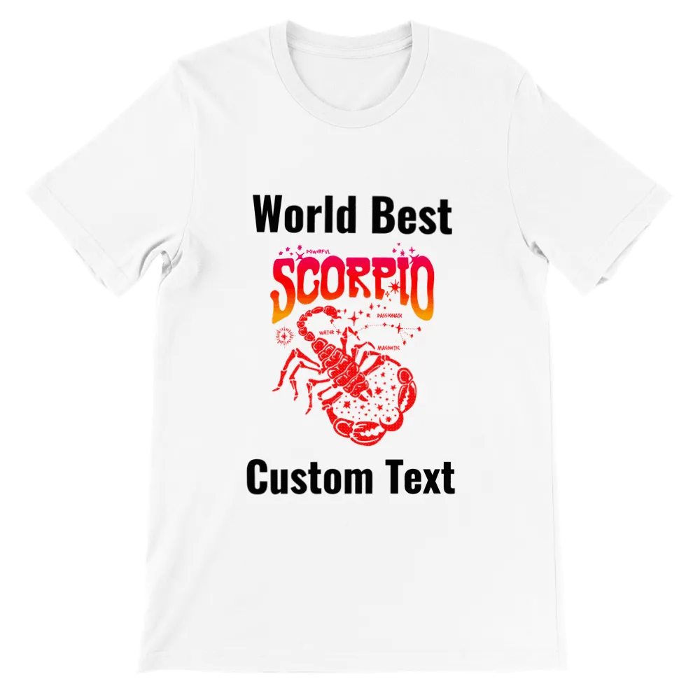 Personalized Tee for Your Scorpio Friends