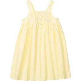 Petite Plume Charlotte Nightgown, Yellow Gingham