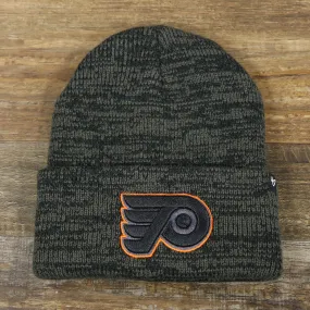 Philadelphia Flyers Brain Freeze Heather Gray Winter Beanie | Black Winter Beanie