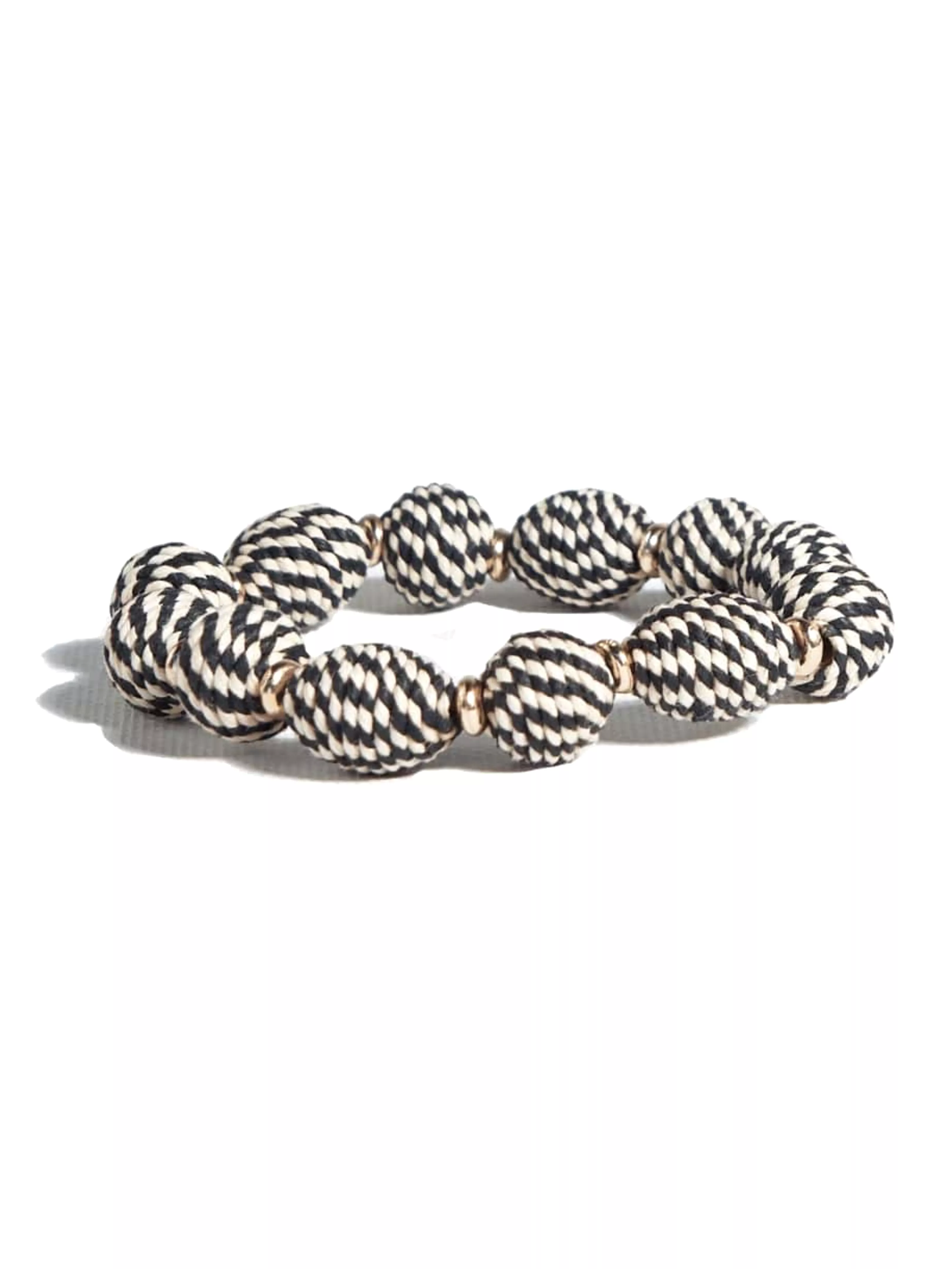 Phoebe Bracelet - Black/Cream