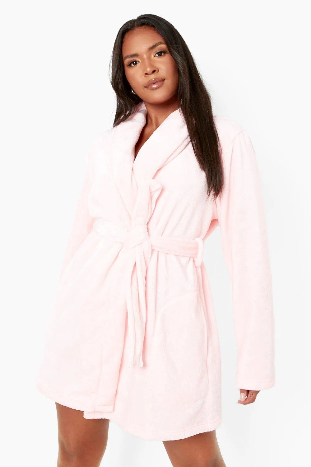 Plus Basic Short Robe