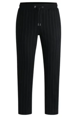 Porsche x BOSS tracksuit bottoms with vertical stripes