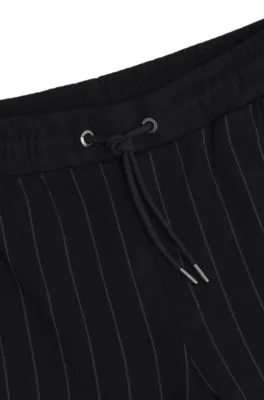 Porsche x BOSS tracksuit bottoms with vertical stripes