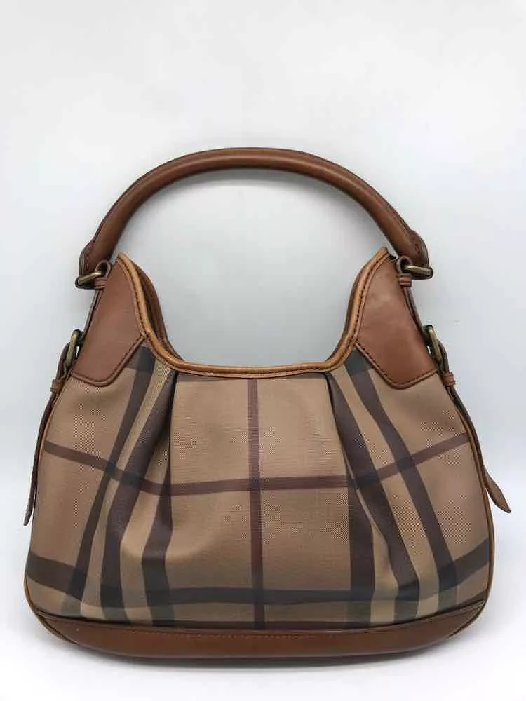 Pre-Owned Burberry Brown Hobo Bag Shoulder Bag