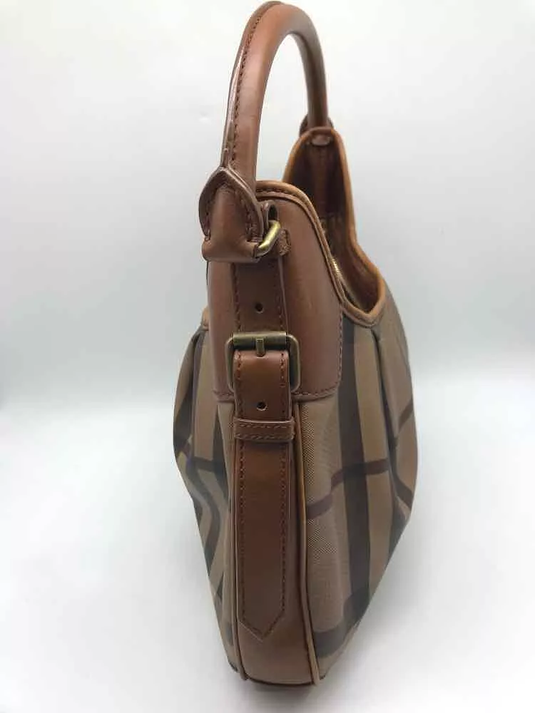 Pre-Owned Burberry Brown Hobo Bag Shoulder Bag