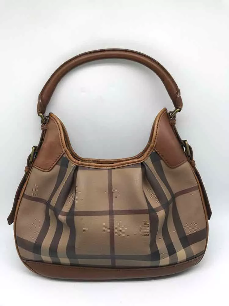 Pre-Owned Burberry Brown Hobo Bag Shoulder Bag