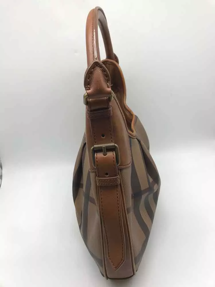 Pre-Owned Burberry Brown Hobo Bag Shoulder Bag