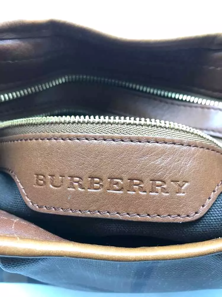 Pre-Owned Burberry Brown Hobo Bag Shoulder Bag