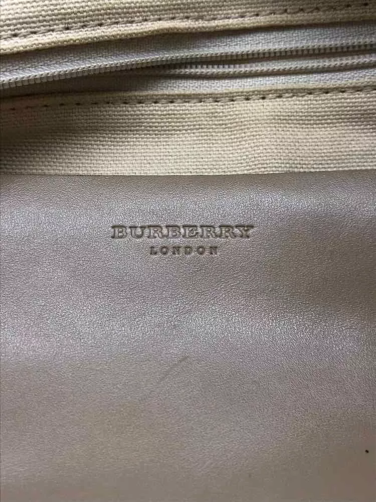 Pre-Owned Burberry Tan Nova Check  Hobo Bag Shoulder Bag