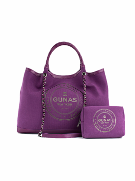 Purple Vegan Canvas Tote Ruth