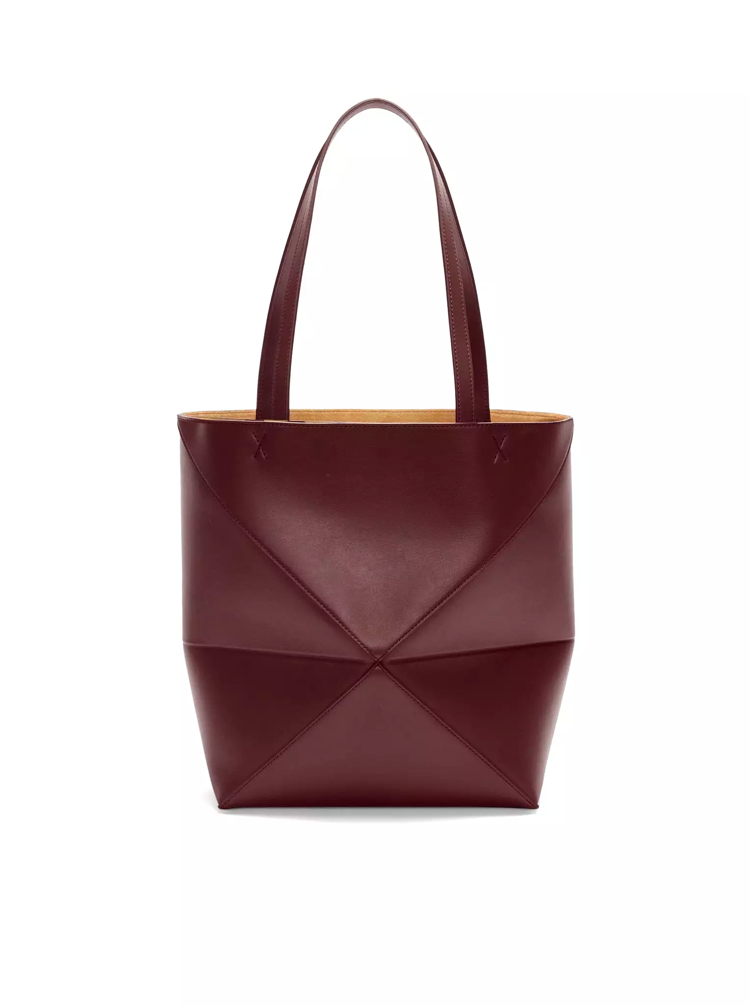 Puzzle Fold Tote bag in shiny calfskin