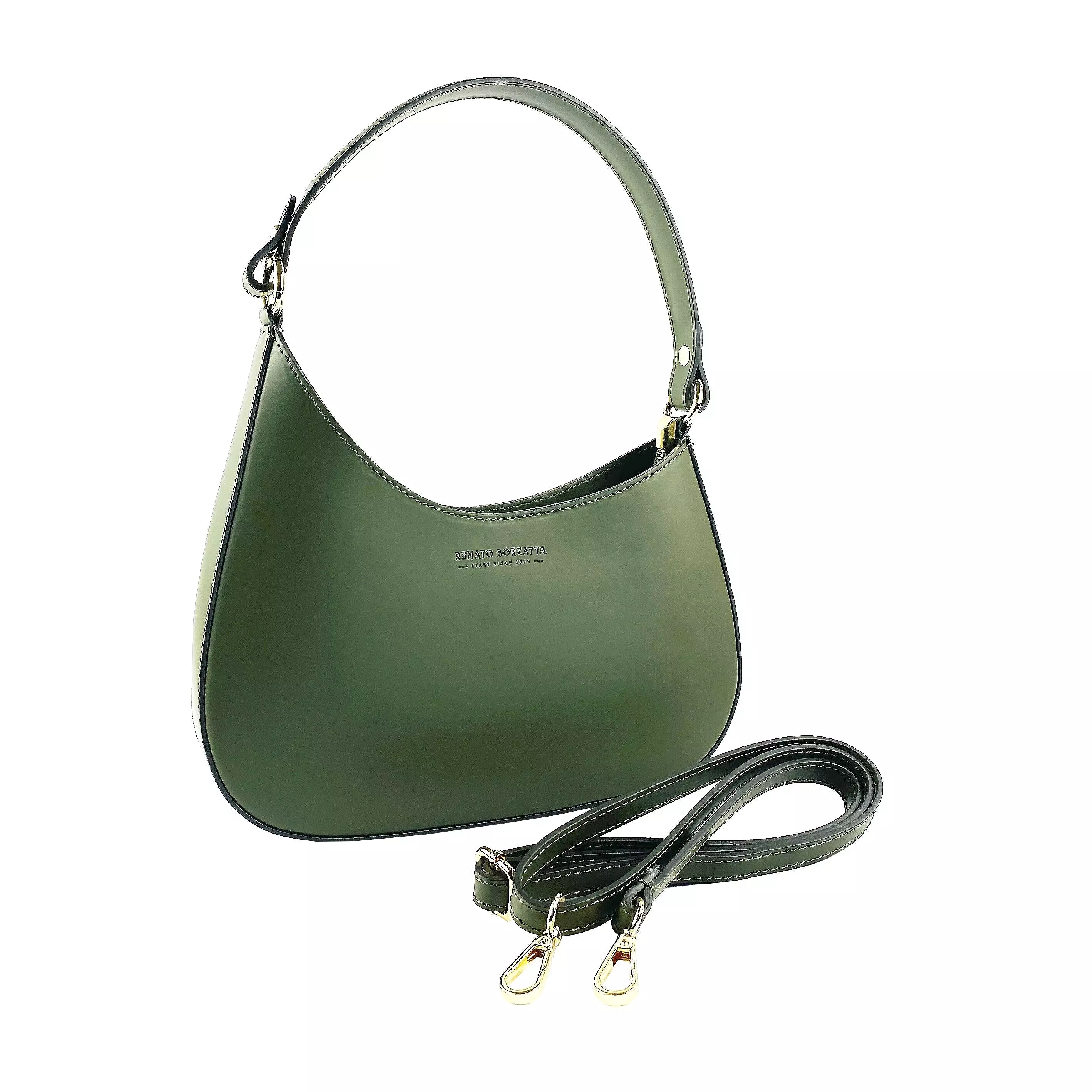 RB1013E | Hobo Bag in Genuine Leather | 28 x 25 x 6 cm