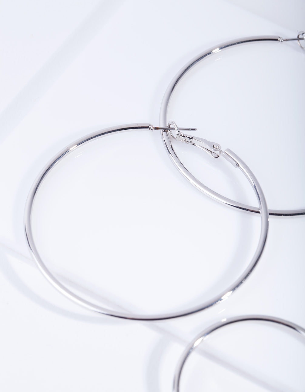 Rhodium Mixed Hoop Earring Pack