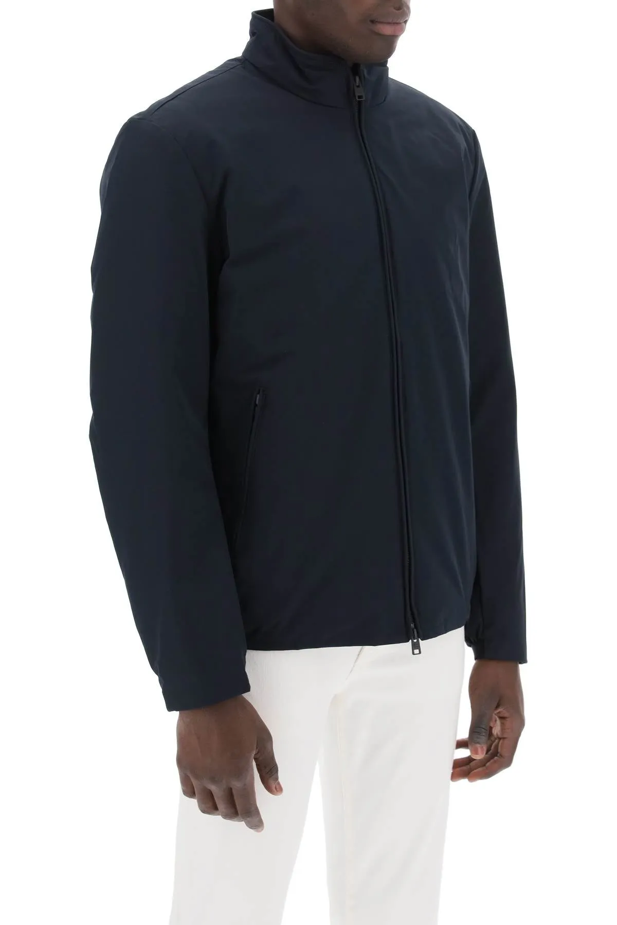 sailing windbreaker jacket CFWOOU0692 MRUT3280 MELTON BLUE