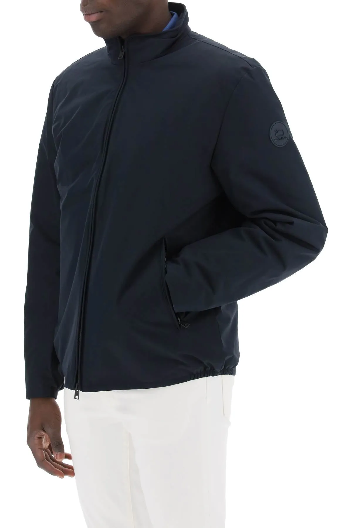 sailing windbreaker jacket CFWOOU0692 MRUT3280 MELTON BLUE