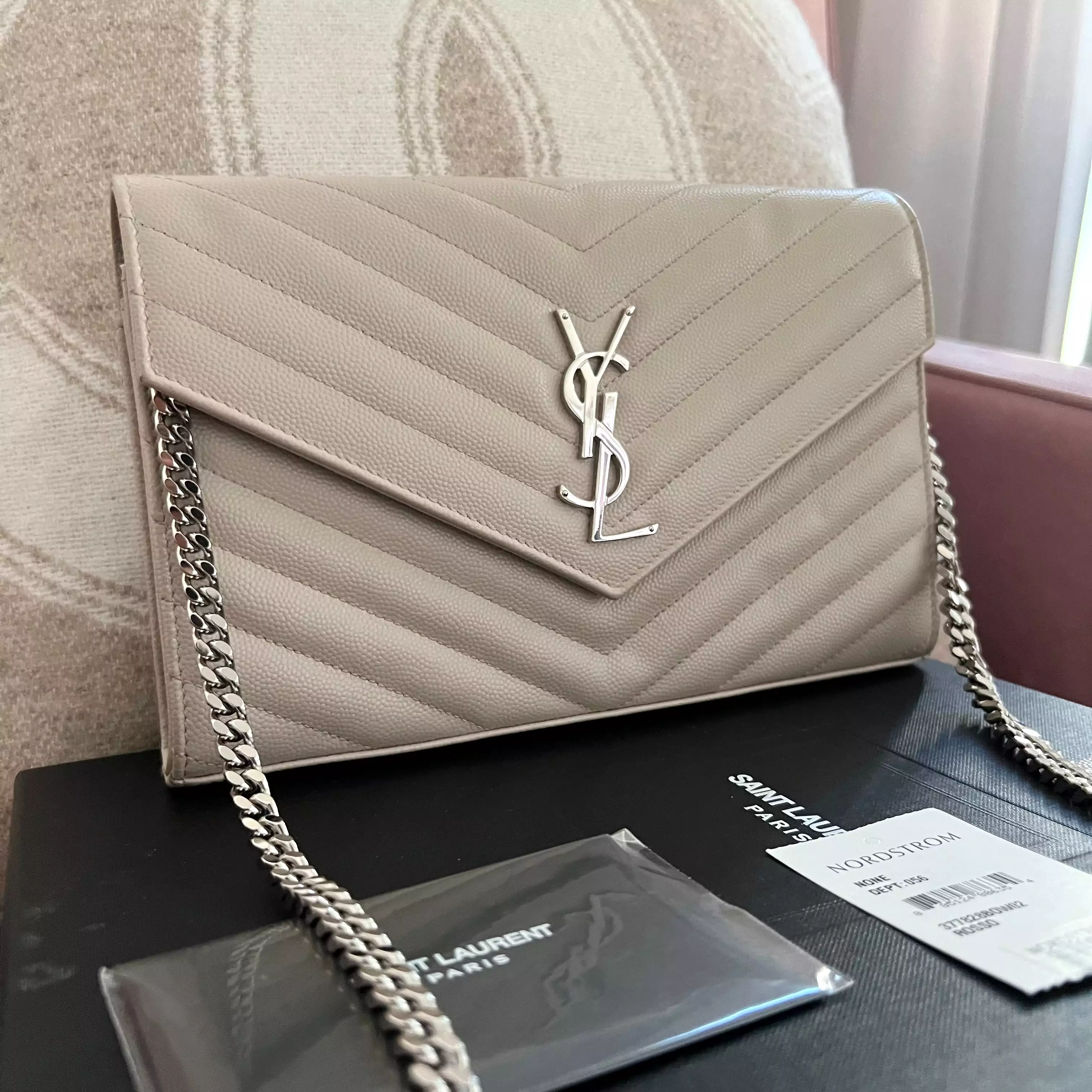 Saint Laurent Cassandre Wallet On Chain Bag