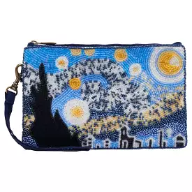 Starry Night Beaded Crossbody