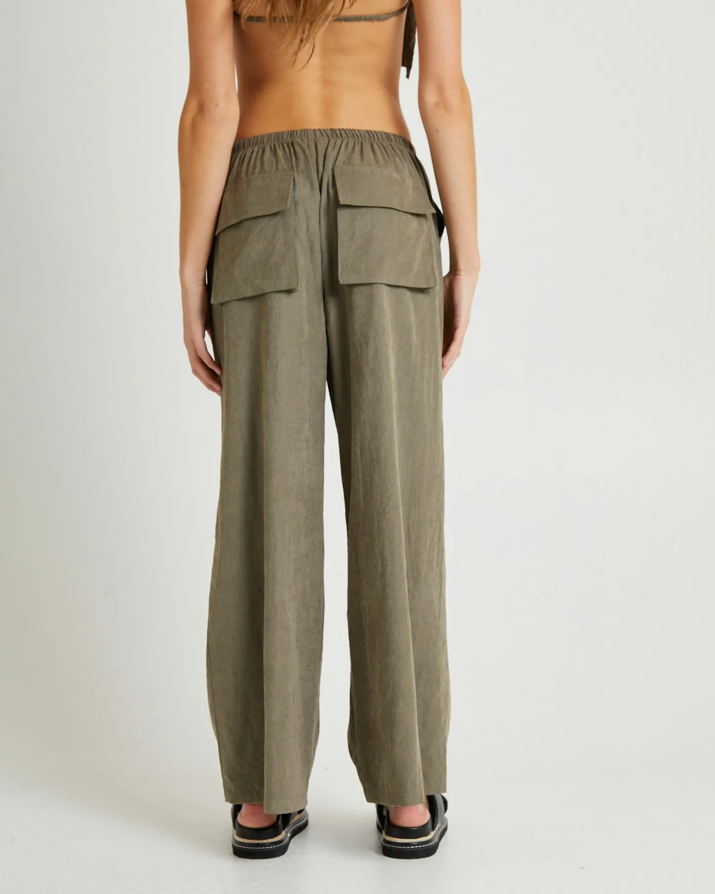 Subtitled Sahara Soft Drape Coastal Pants - Brown | SurfStitch