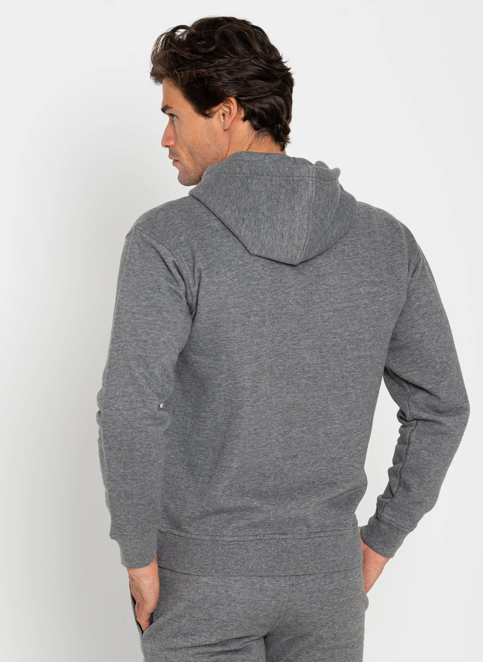 Sudadera Gris Espaa Capucha con Cremallera Hombre