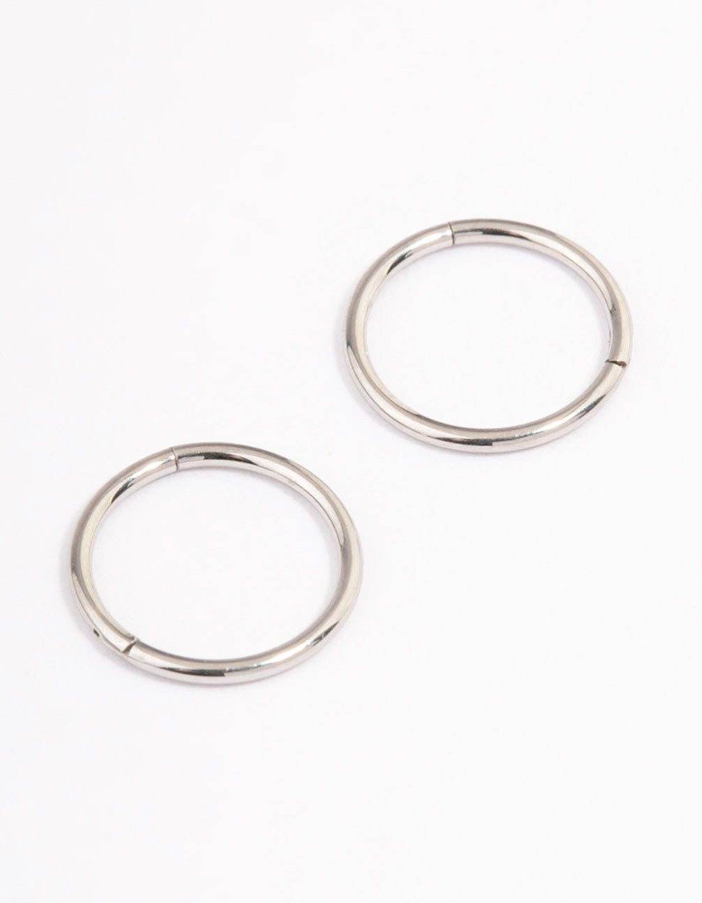 Surgical Steel Fine Sleeper Earrings 8mm