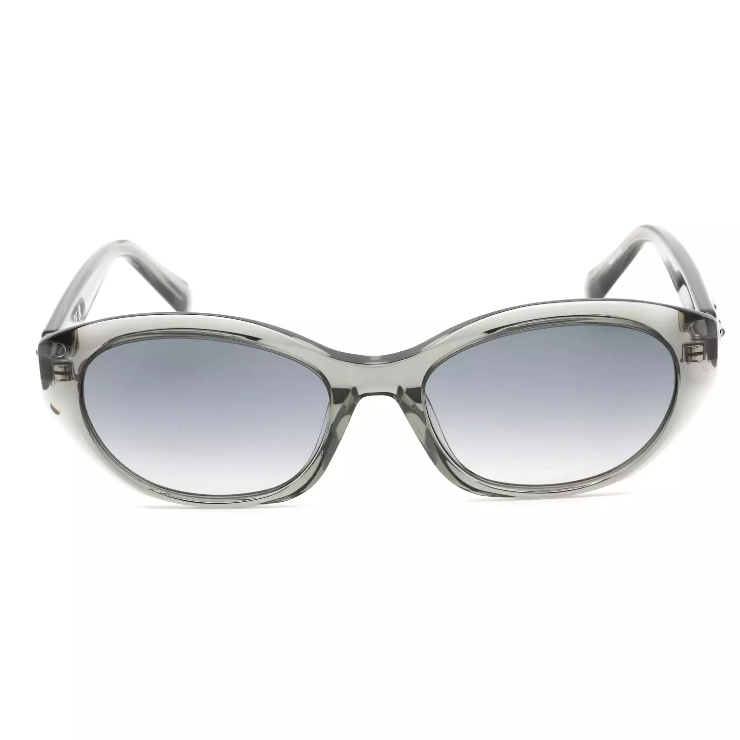 Swarovski SK0384 Sunglasses Transparent Dark Grey / Dark Grey Gradient Women's