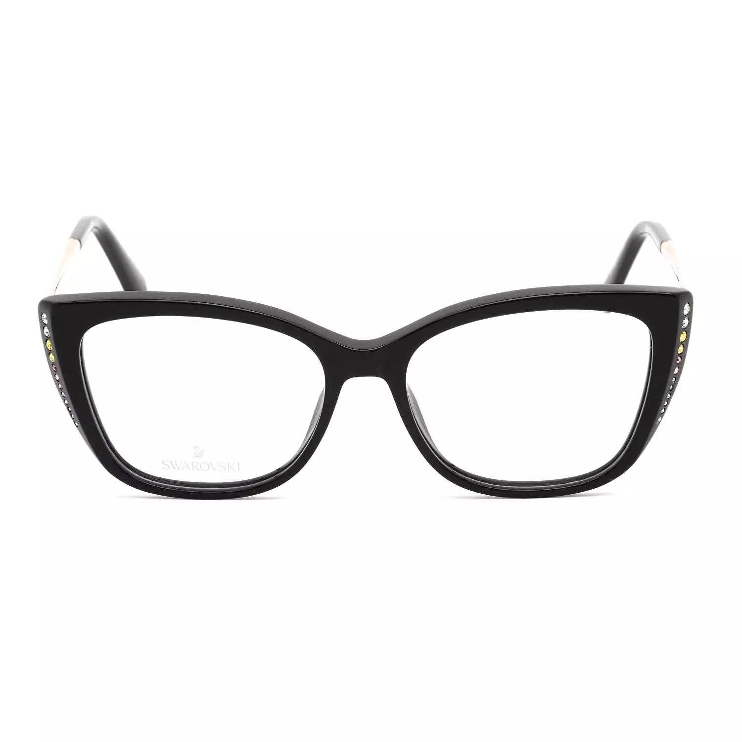 Swarovski SK5366 Eyeglasses Black / Clear Lens