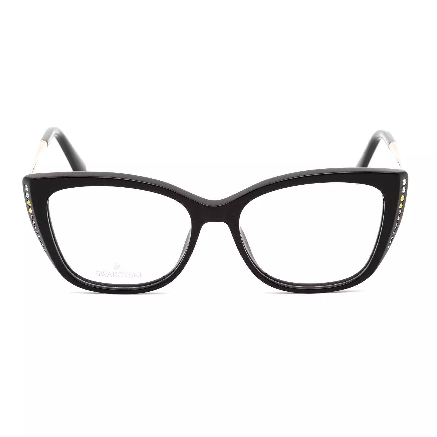 Swarovski SK5366 Eyeglasses Black / Clear Lens