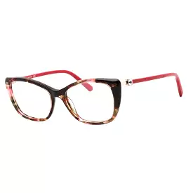 Swarovski SK5416 Eyeglasses Colored Havana / Clear Lens