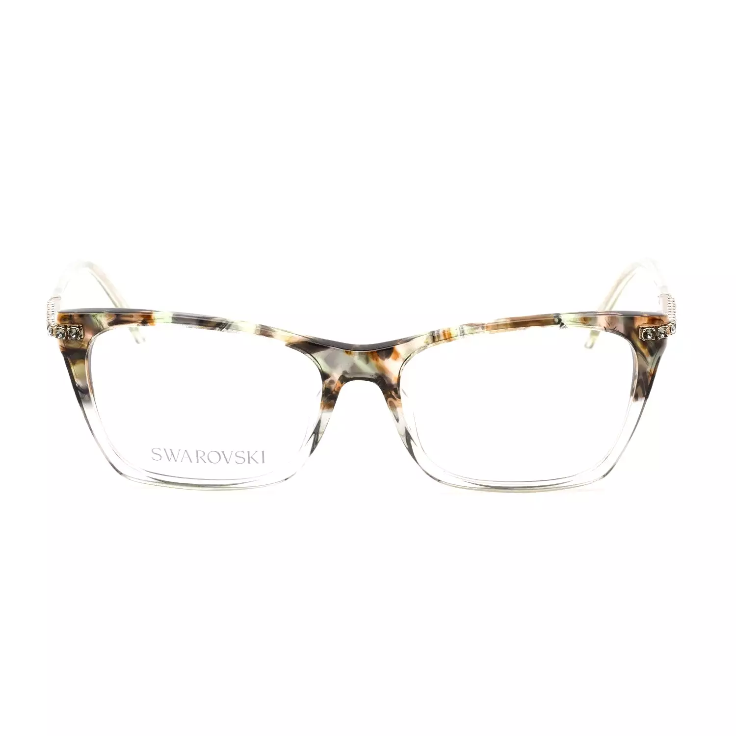 Swarovski SK5426 Eyeglasses havana/other/Clear demo lens