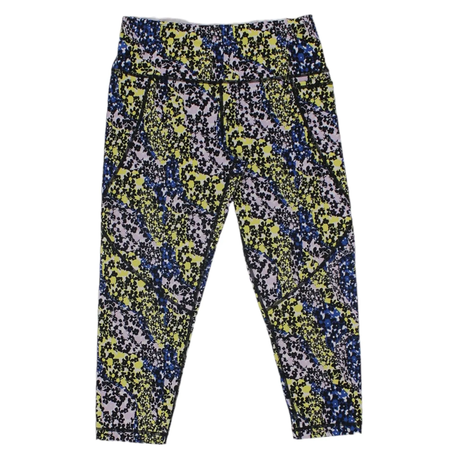 Sweaty Betty Black Flower Power Crop Leggings