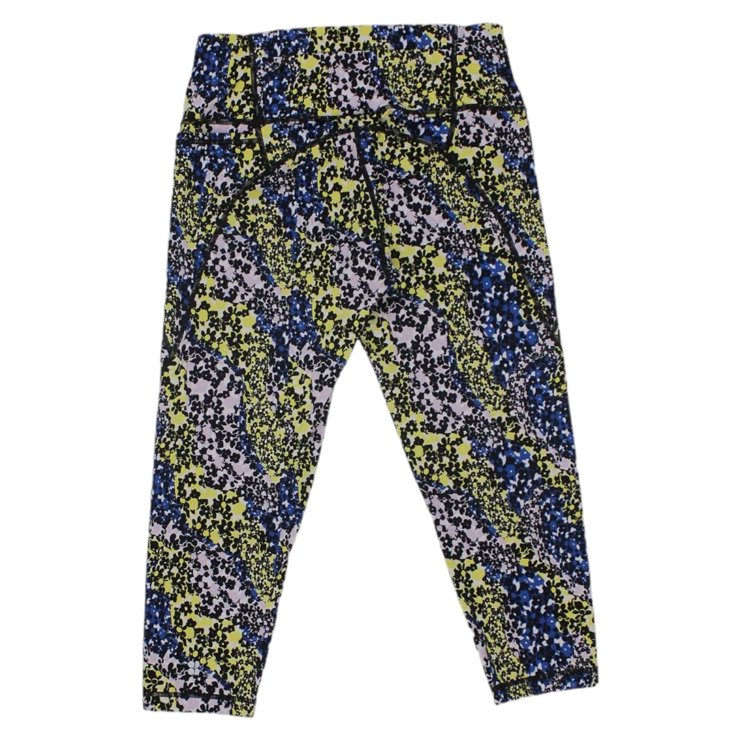 Sweaty Betty Black Flower Power Crop Leggings