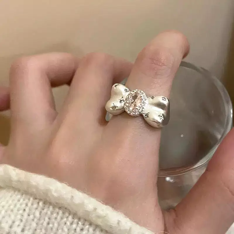 Sweet Bow Open Ring