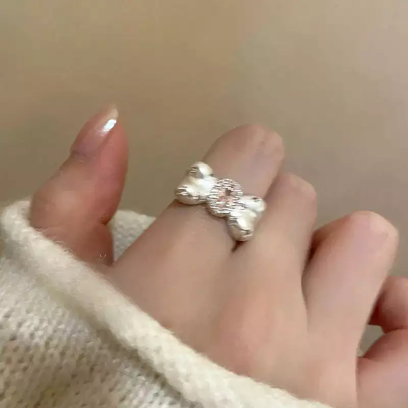 Sweet Bow Open Ring