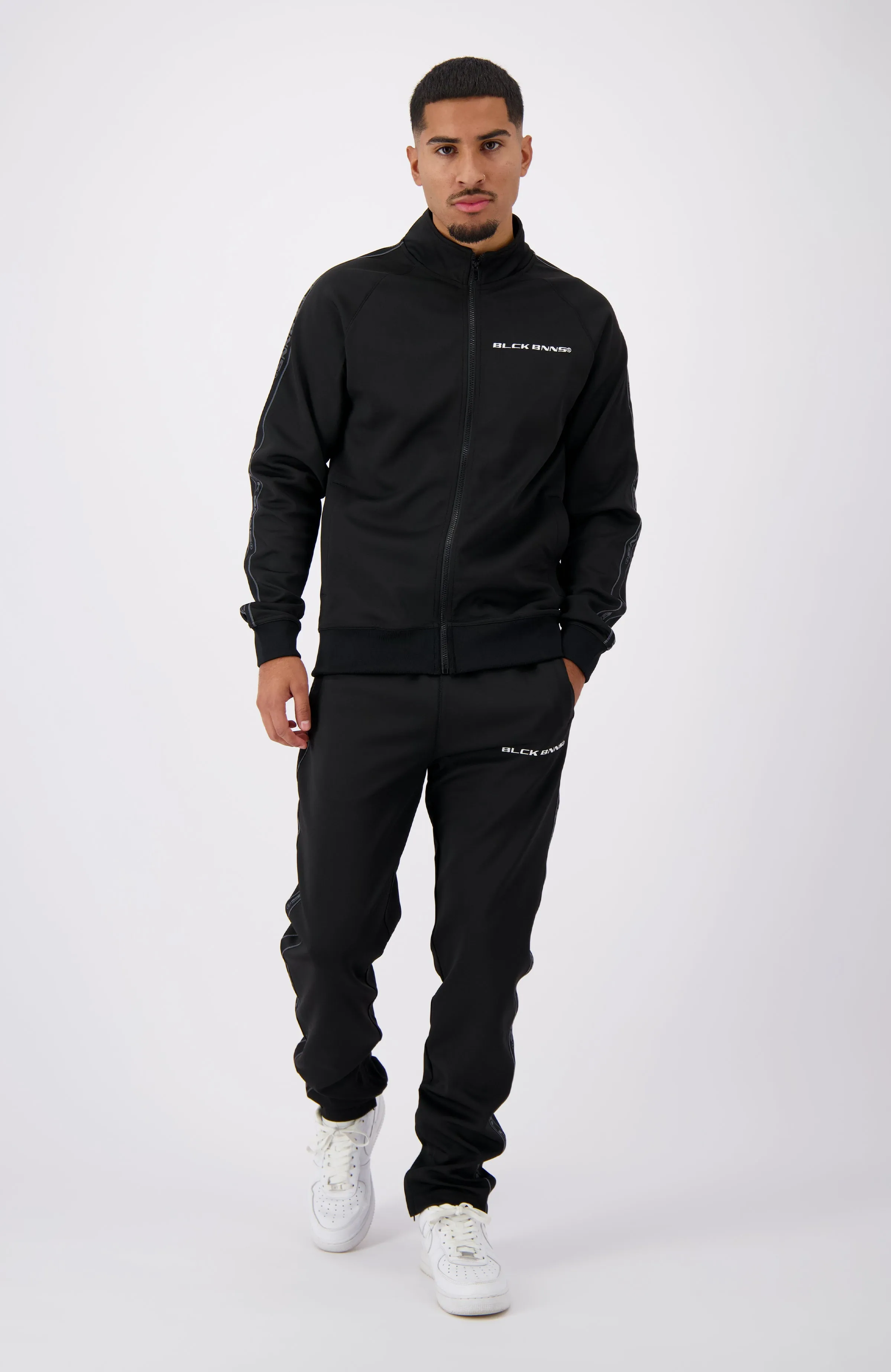 TAPED INITIAL TRACKSUIT | Black