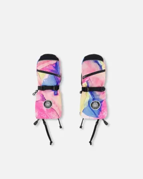 TEKNIK Mittens Printed Multicolor