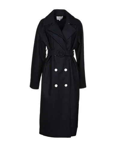 Tibi Women Coat Dark blue L INT