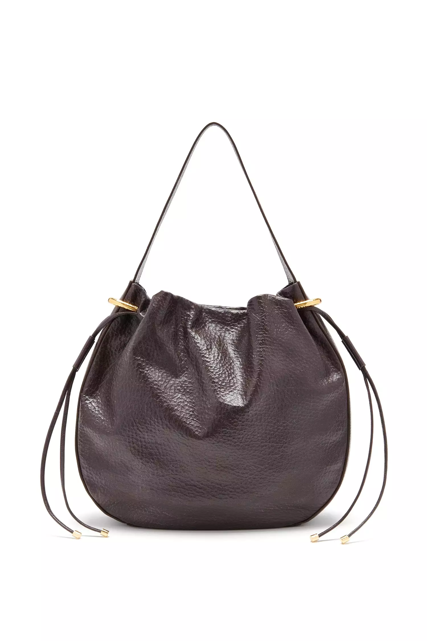 Tilda Ruched Hobo - Chocolate