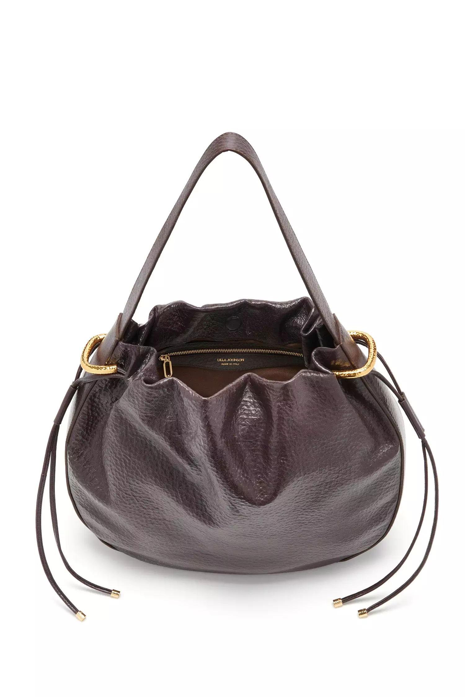 Tilda Ruched Hobo - Chocolate