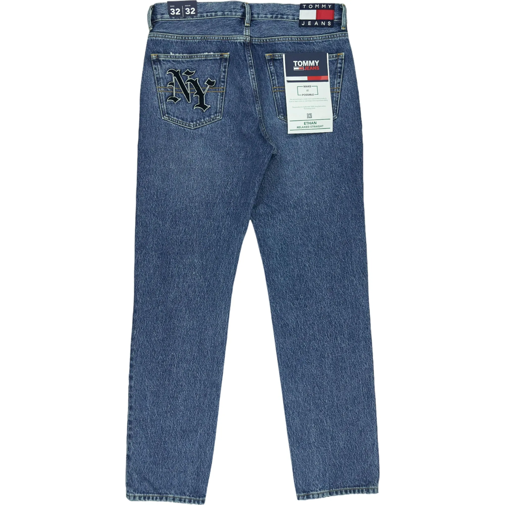 Tommy Hilfiger Blue Ethan Relaxed Straight Jeans