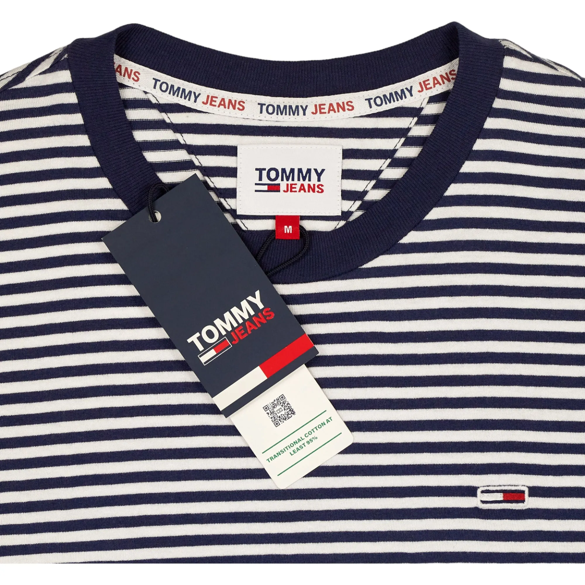 Tommy Jeans Navy Stripe T-Shirt