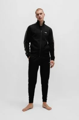  Tracksuit bottoms with embroidered logo