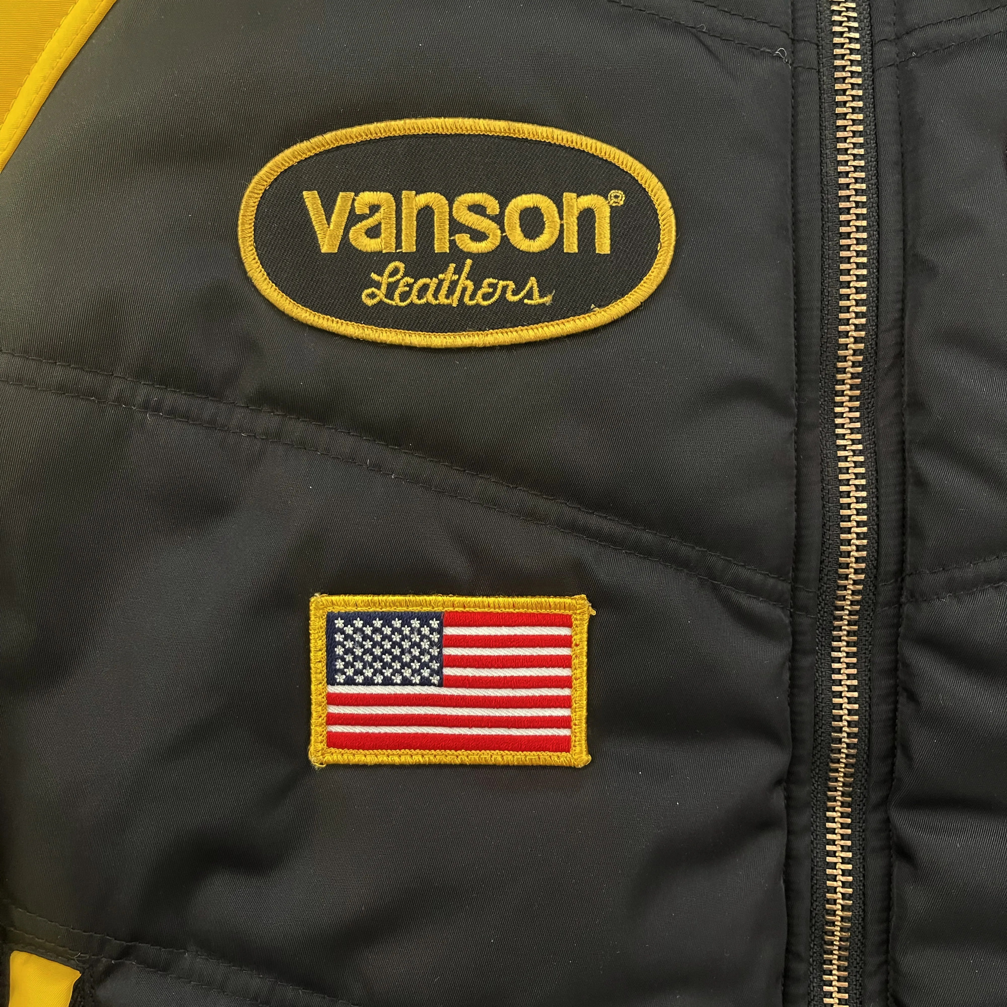 Vanson Leathers Bomber Jacket - L